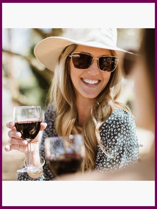 Oversized Metal Cat-Eye Sunglasses with Polarized Lenses main image 6